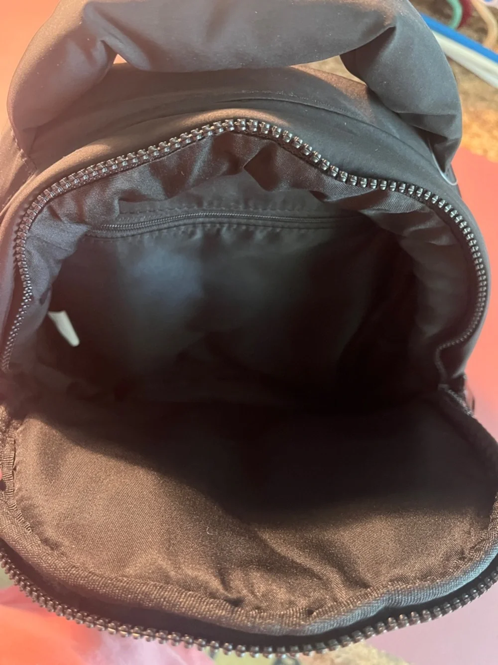 No Boundaries Black Padded Mini Backpack